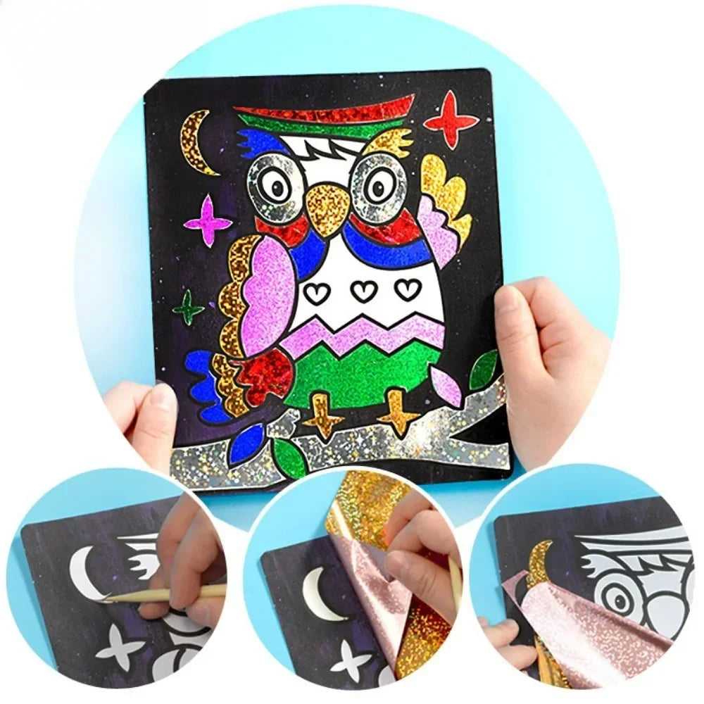 Pintura Mágica Transferível para Desenhos Glow