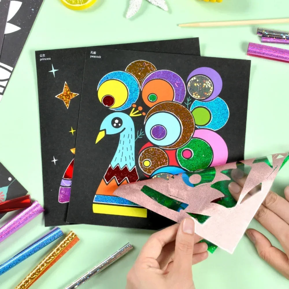 Pintura Mágica Transferível para Desenhos Glow