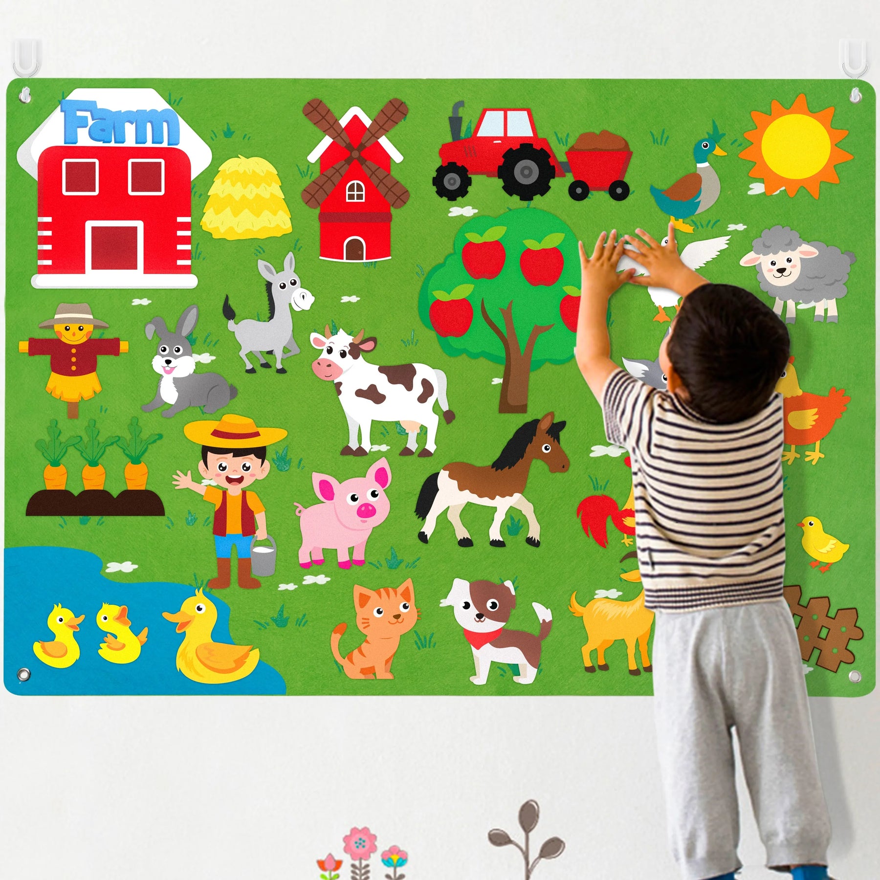 Quadro Interativo de Feltro Field
