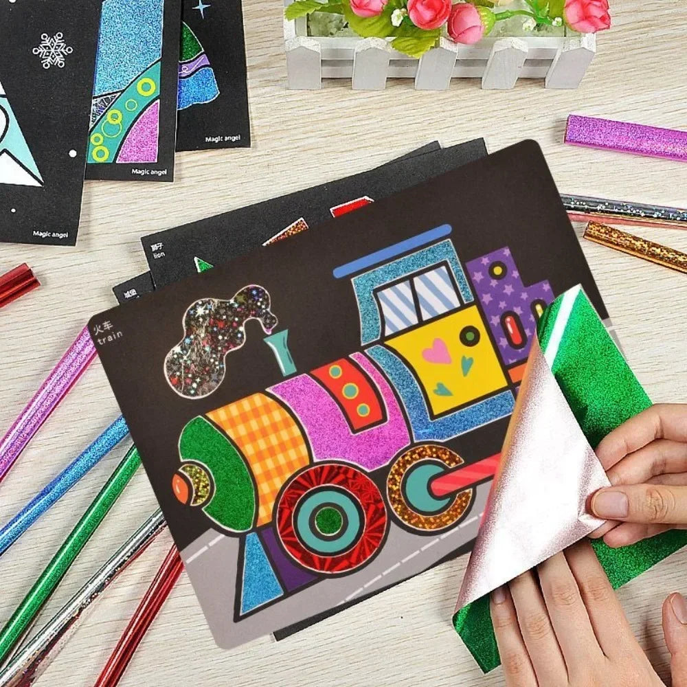 Pintura Mágica Transferível para Desenhos Glow