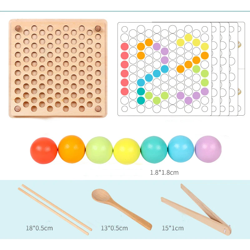 Jogo de Correspondência com Miçangas Chopstick