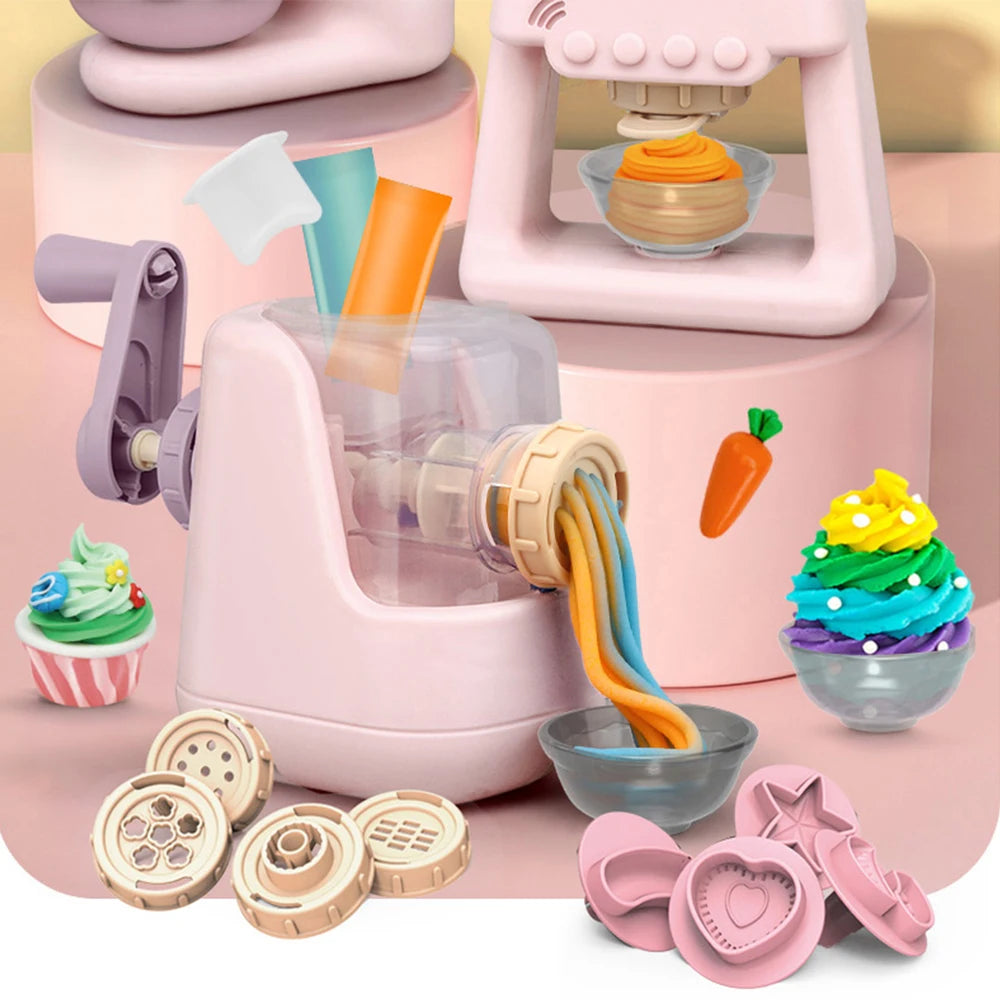 Conjunto de Equipamento com Massinha de Cozinha Playclay