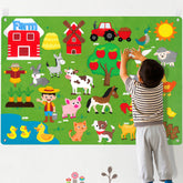 Quadro Interativo de Feltro Field