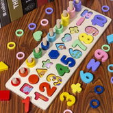 Tabuleiro de Correspondência Educativo Shapes