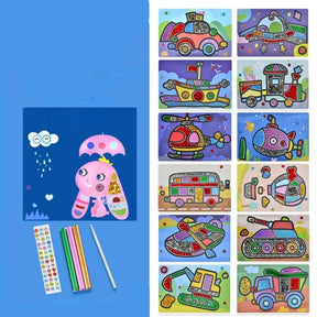 Pintura Mágica Transferível para Desenhos Glow